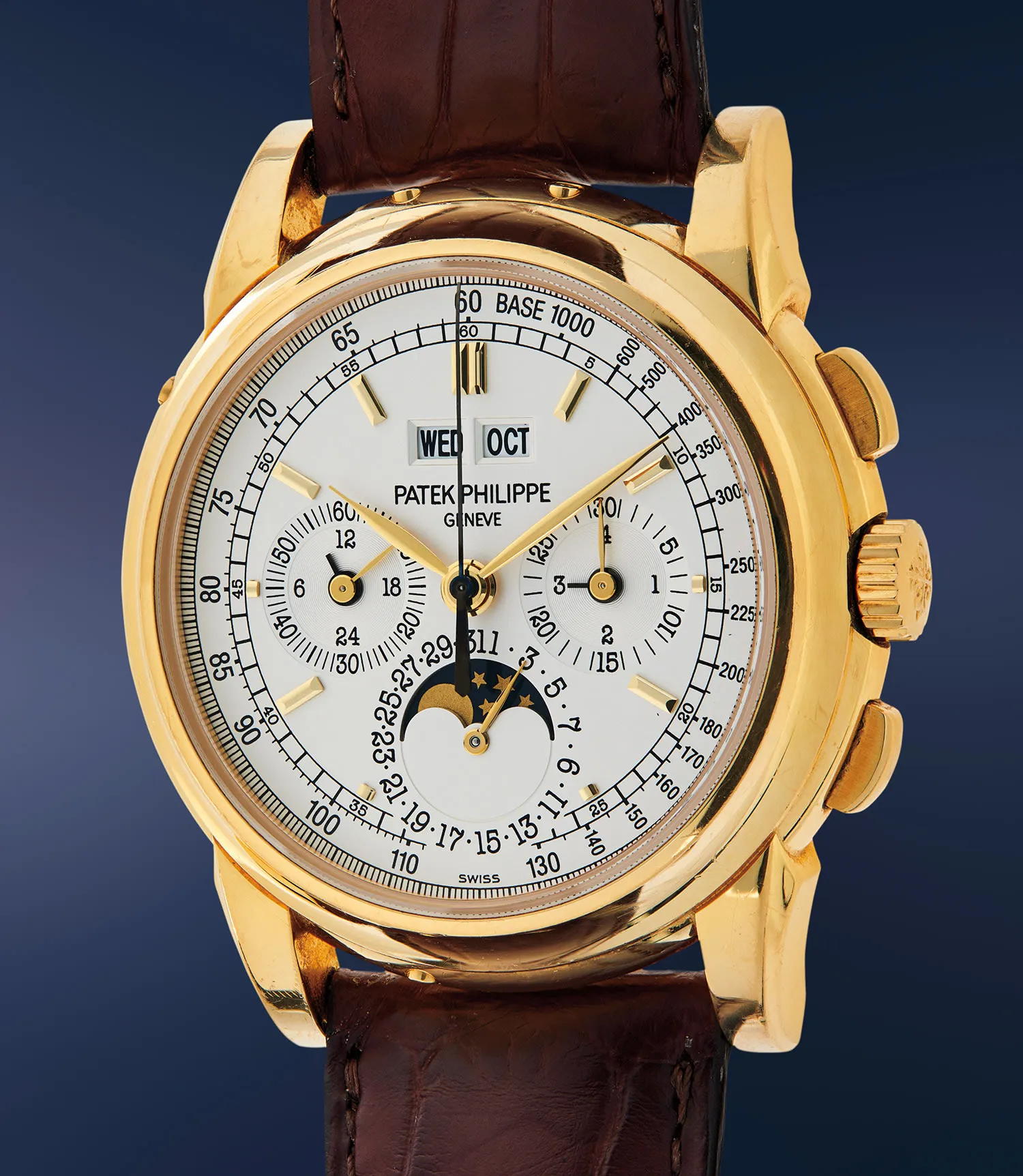 Patek Philippe Perpetual Calendar Chronograph 5970J 40mm Yellow gold White