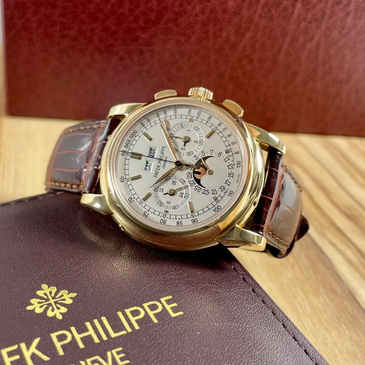 Patek Philippe Perpetual Calendar Chronograph 5970R-001 40mm Rose gold Silver 2