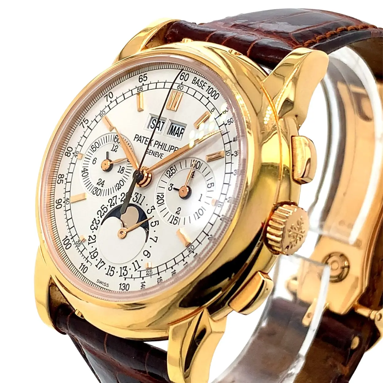 Patek Philippe Perpetual Calendar Chronograph 5970R-001 40mm Rose gold Silver 5