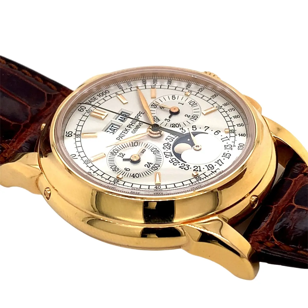 Patek Philippe Perpetual Calendar Chronograph 5970R-001 40mm Rose gold Silver 14