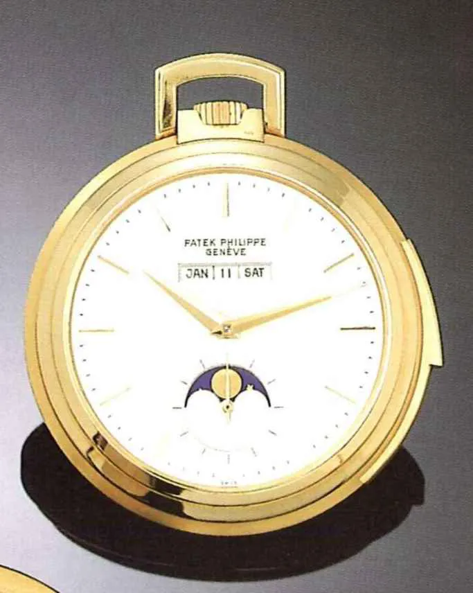 Patek Philippe 844 51mm Yellow gold Silver