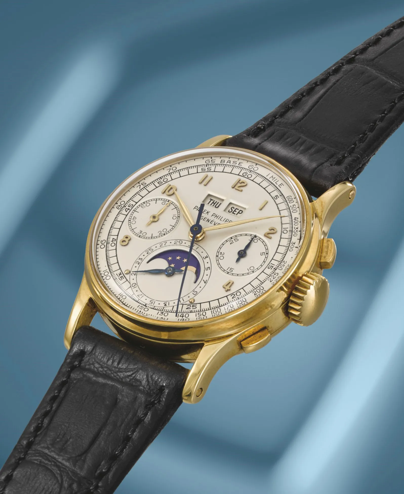 Patek Philippe Perpetual Calendar Chronograph 1518 35mm Yellow gold White 1