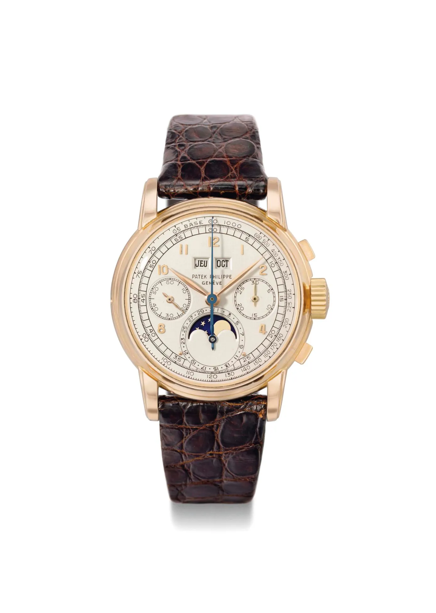 Patek Philippe 2499 37.5mm Rose gold Silver