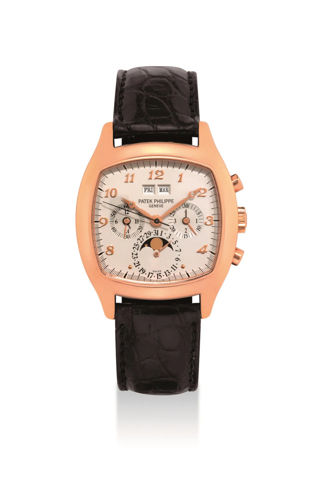 Patek Philippe Perpetual Calendar Chronograph 5020 37mm Rose gold Pink Champagne