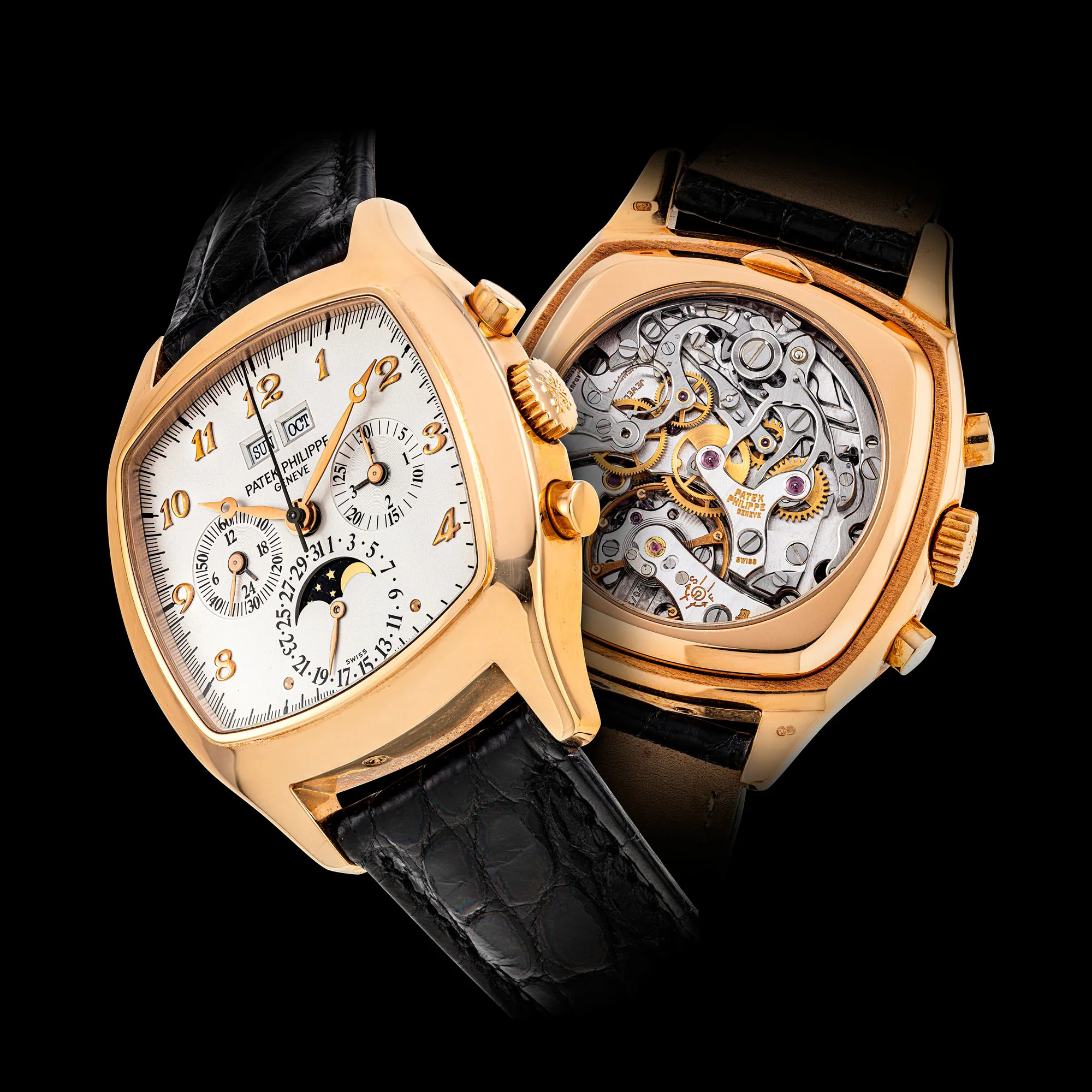 Patek Philippe Perpetual Calendar Chronograph 5020R 37mm Rose gold White 1