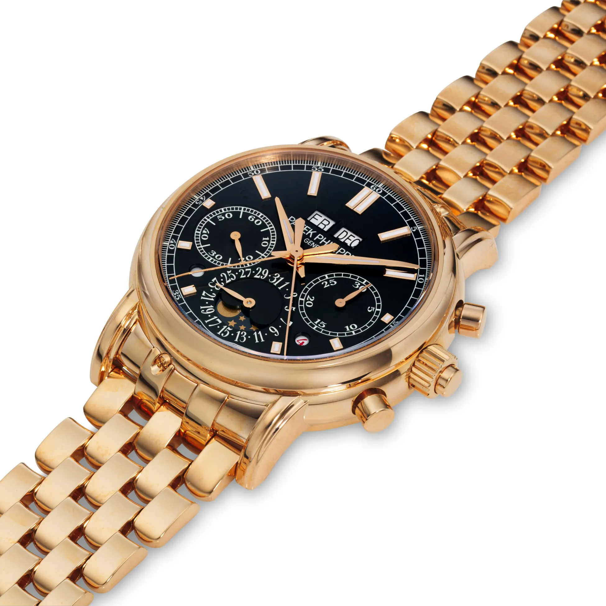 Patek Philippe Perpetual Calendar Split-Seconds Chronograph 5204/1R 40mm Rose gold Black 1