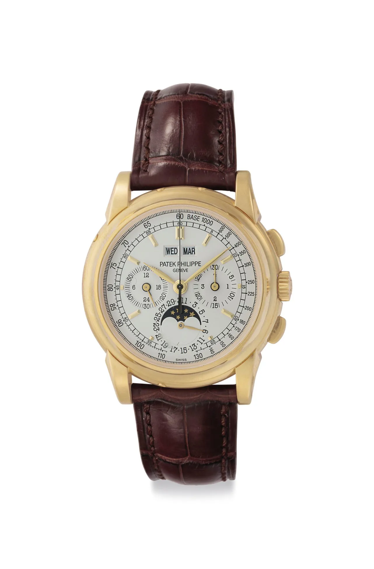 Patek Philippe Perpetual Calendar Chronograph 5970J 40mm Yellow gold Silvered