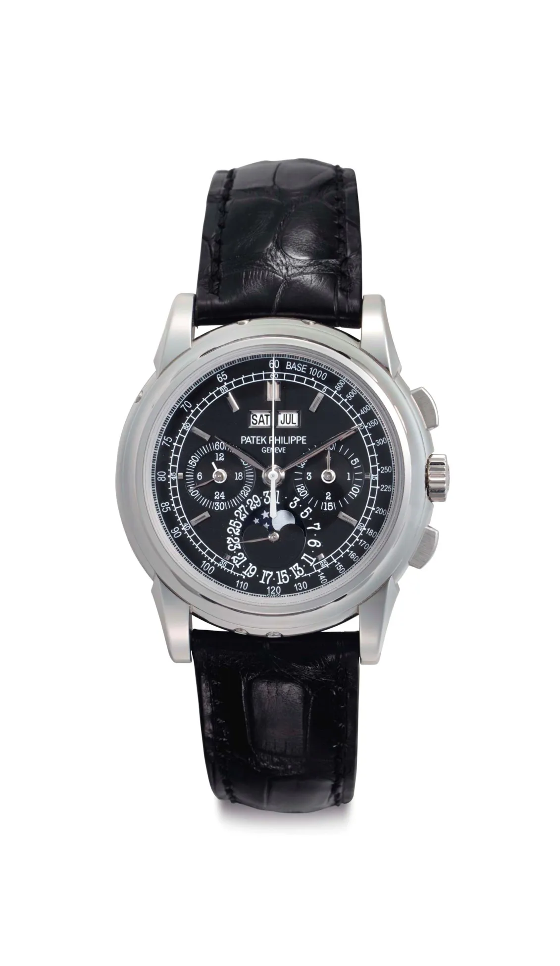 Patek Philippe Perpetual Calendar Chronograph 5970P 40mm Platinum Black