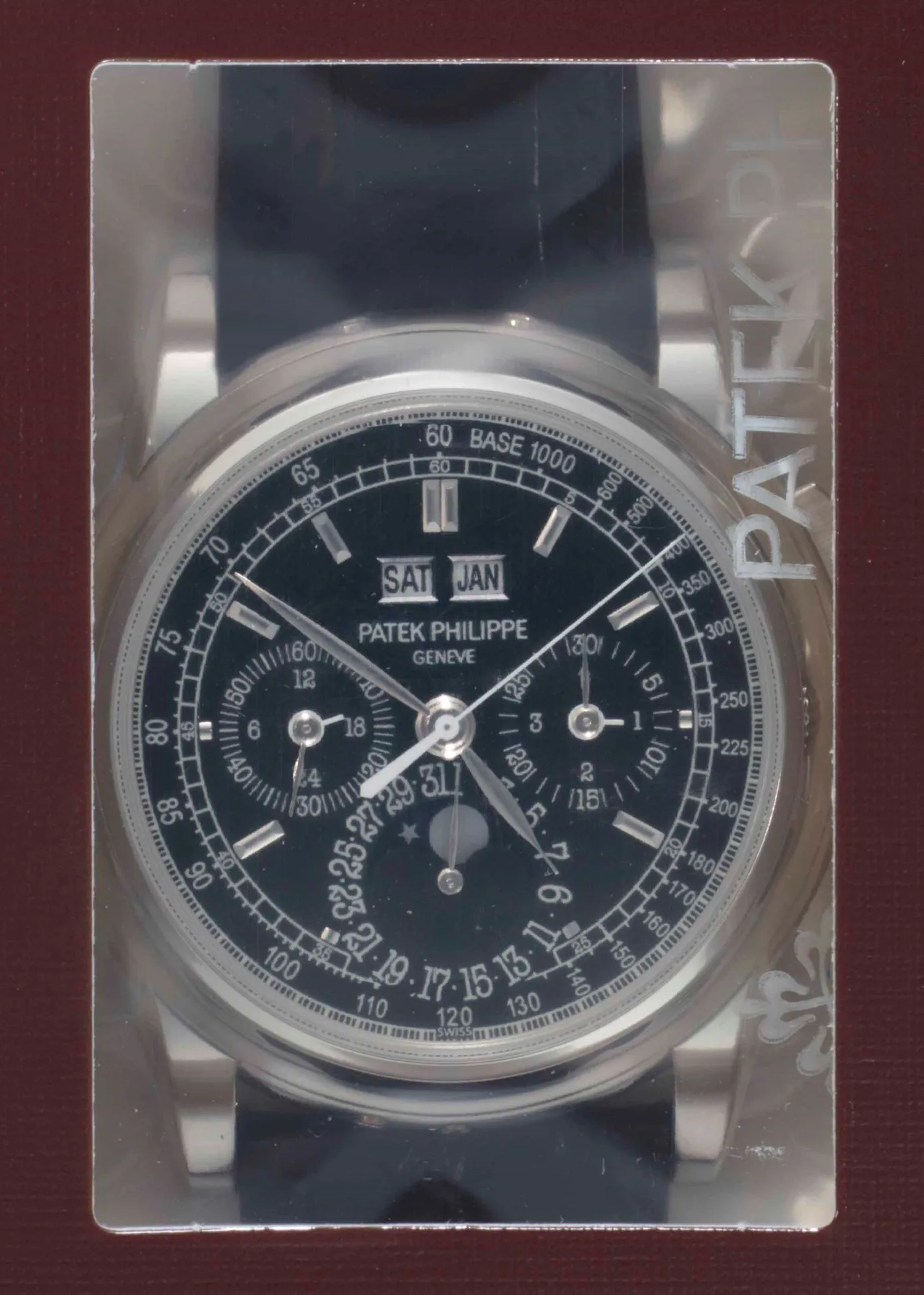 Patek Philippe Perpetual Calendar Chronograph 5970P 40mm Platinum Black