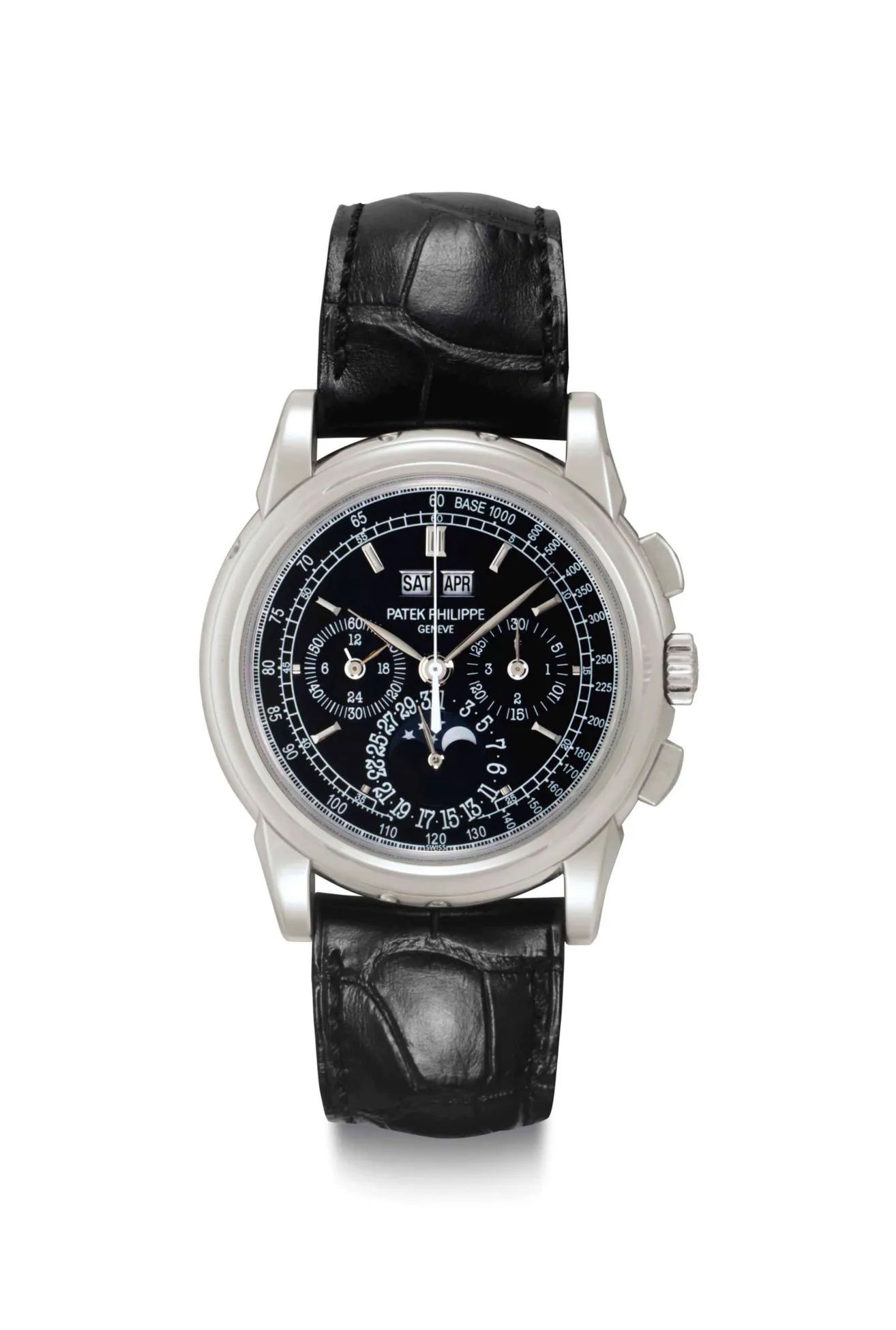 Patek Philippe Perpetual Calendar Chronograph 5970P 40mm Platinum Black