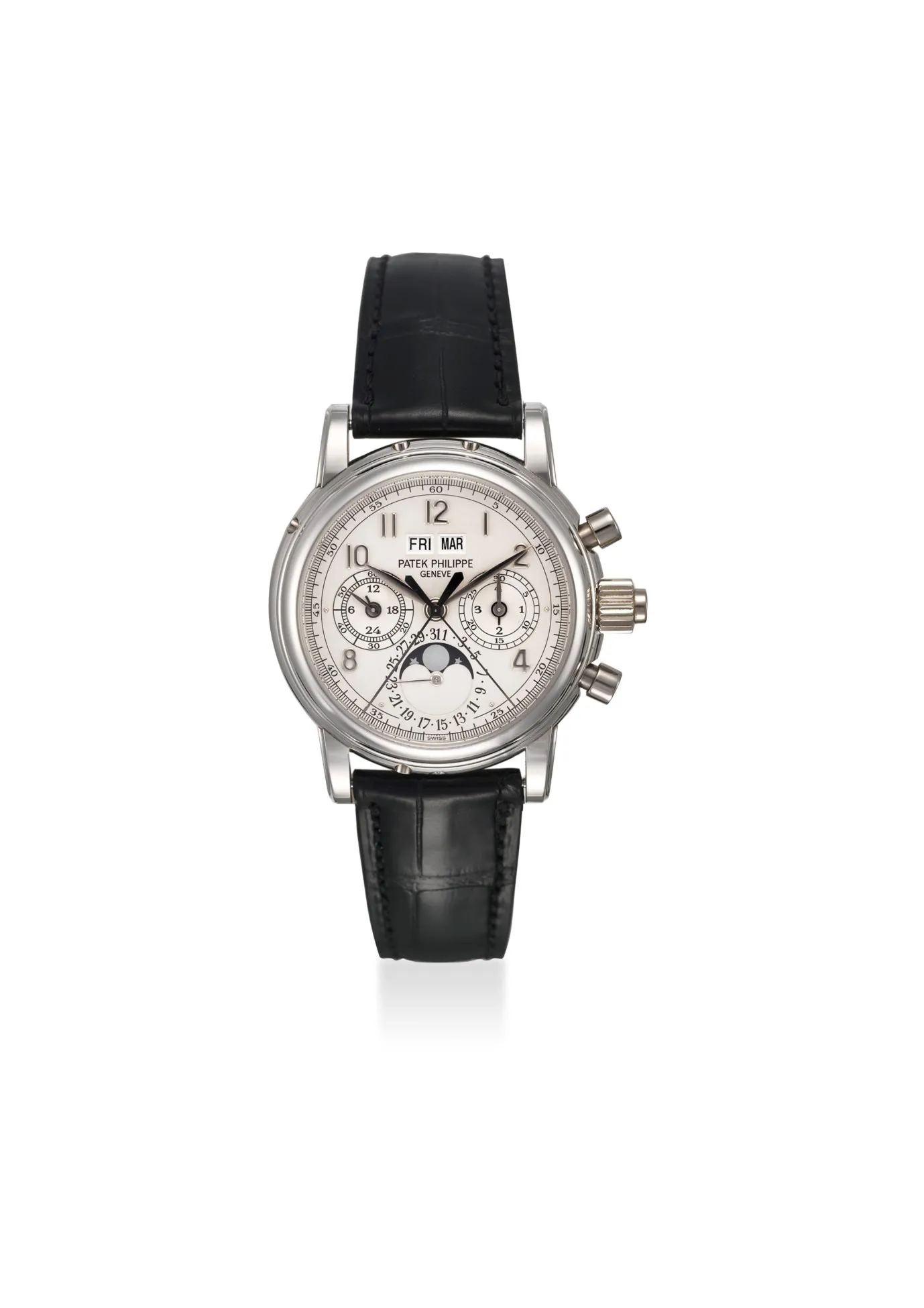 Patek Philippe Perpetual Calendar Split-Seconds Chronograph 5004P-021 37mm Platinum Silver