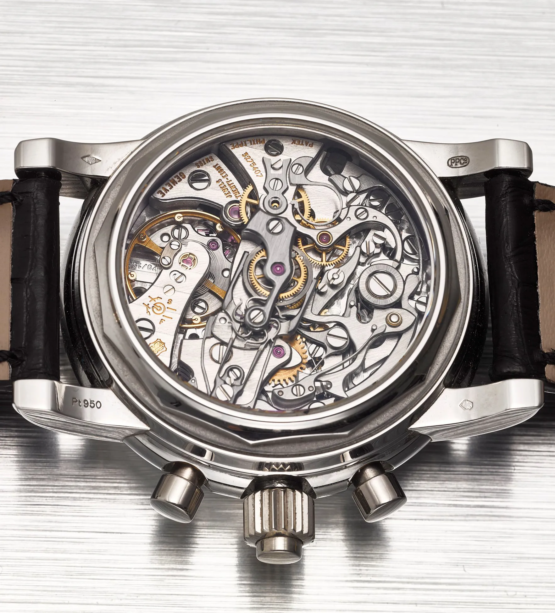 Patek Philippe Perpetual Calendar Split-Seconds Chronograph 5004P-021 37mm Platinum Silver 2