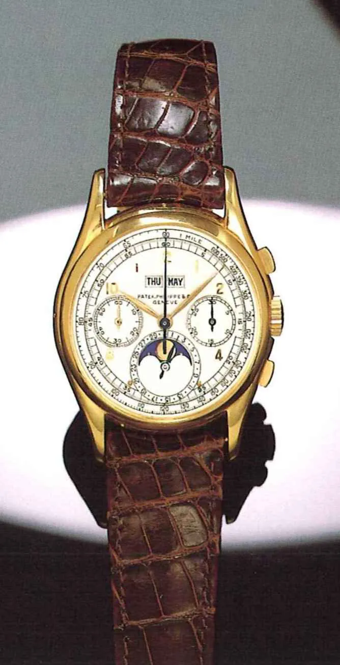 Patek Philippe 37mm Yellow gold Silver