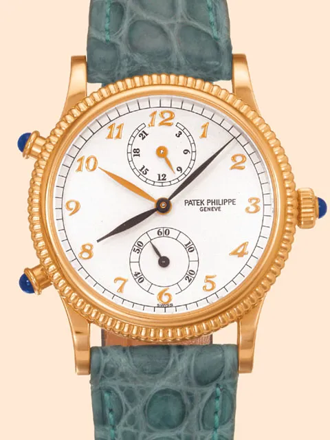 Patek Philippe Travel Time 4864 29mm Yellow gold White