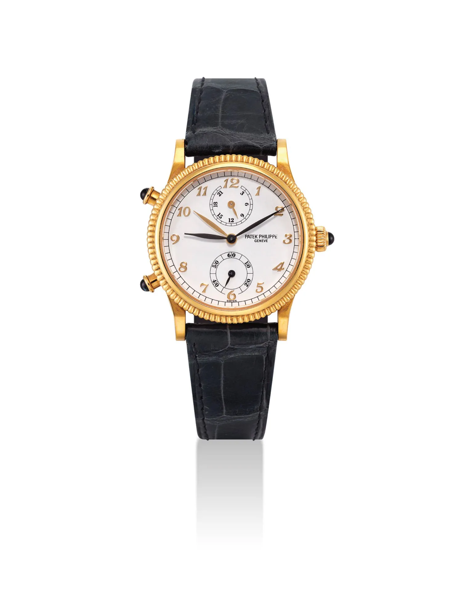 Patek Philippe Travel Time 4864 29mm Yellow gold White