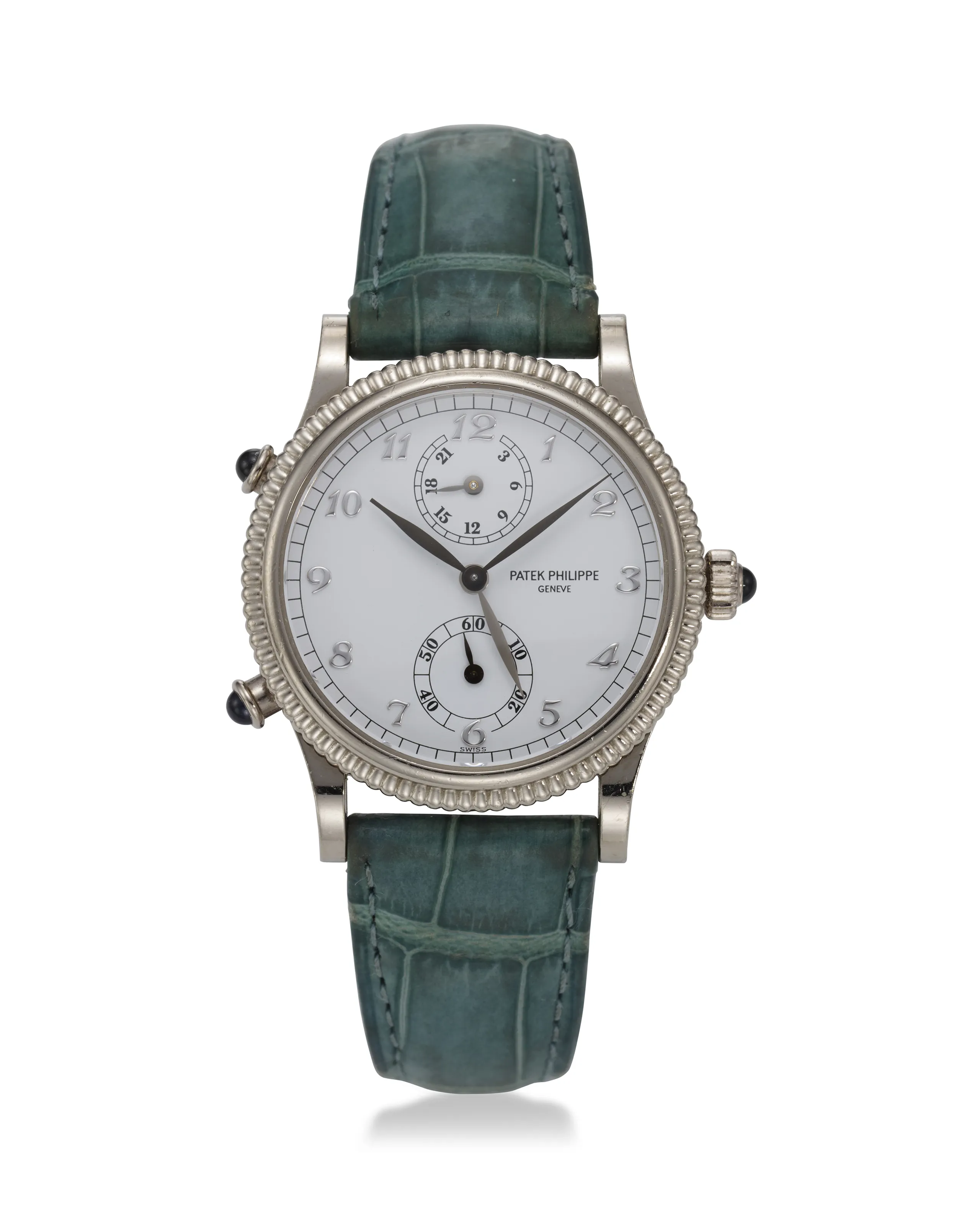 Patek Philippe Travel Time 4864 30mm White gold White