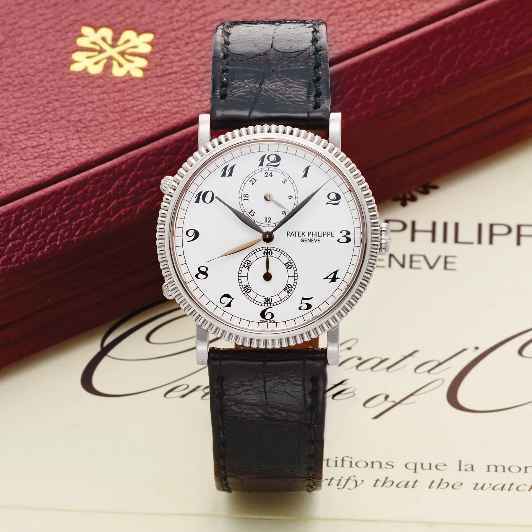 Patek Philippe Calatrava 5034 34mm White gold White