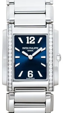 Patek Philippe Twenty~4 4910/1200A-001 25.13mm Stainless steel Blue