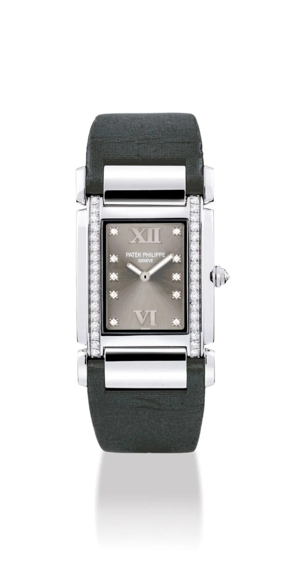 Patek Philippe Twenty~4 4920 25mm White gold and Diamond Slate grey