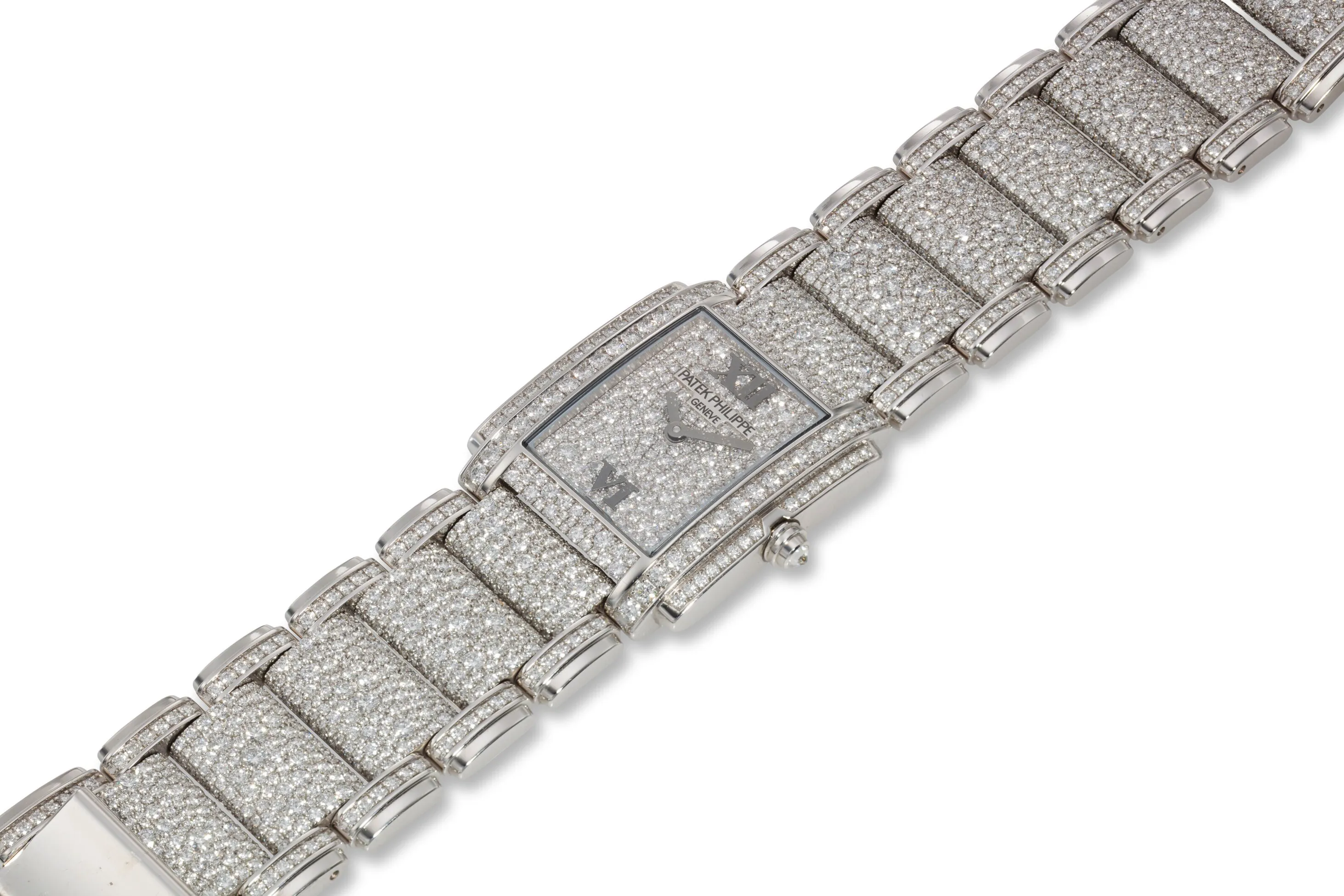 Patek Philippe Twenty~4 4910/52G-001 25mm White gold Paved 1