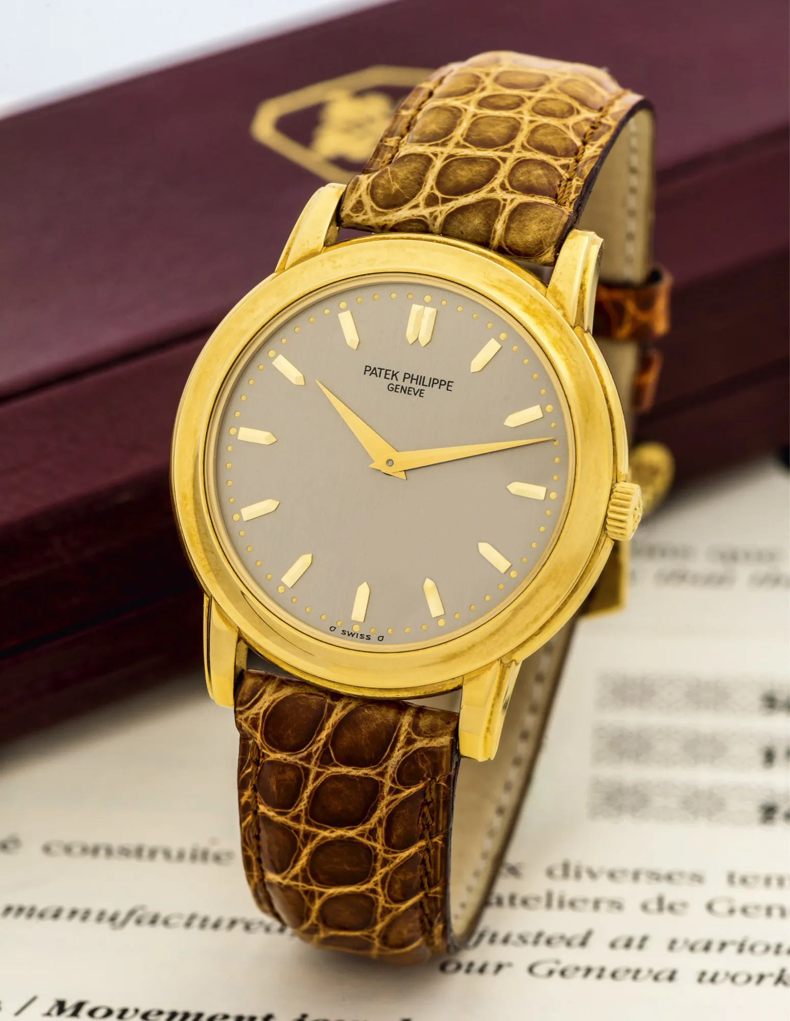 Patek Philippe 5032 36mm Yellow gold Silver