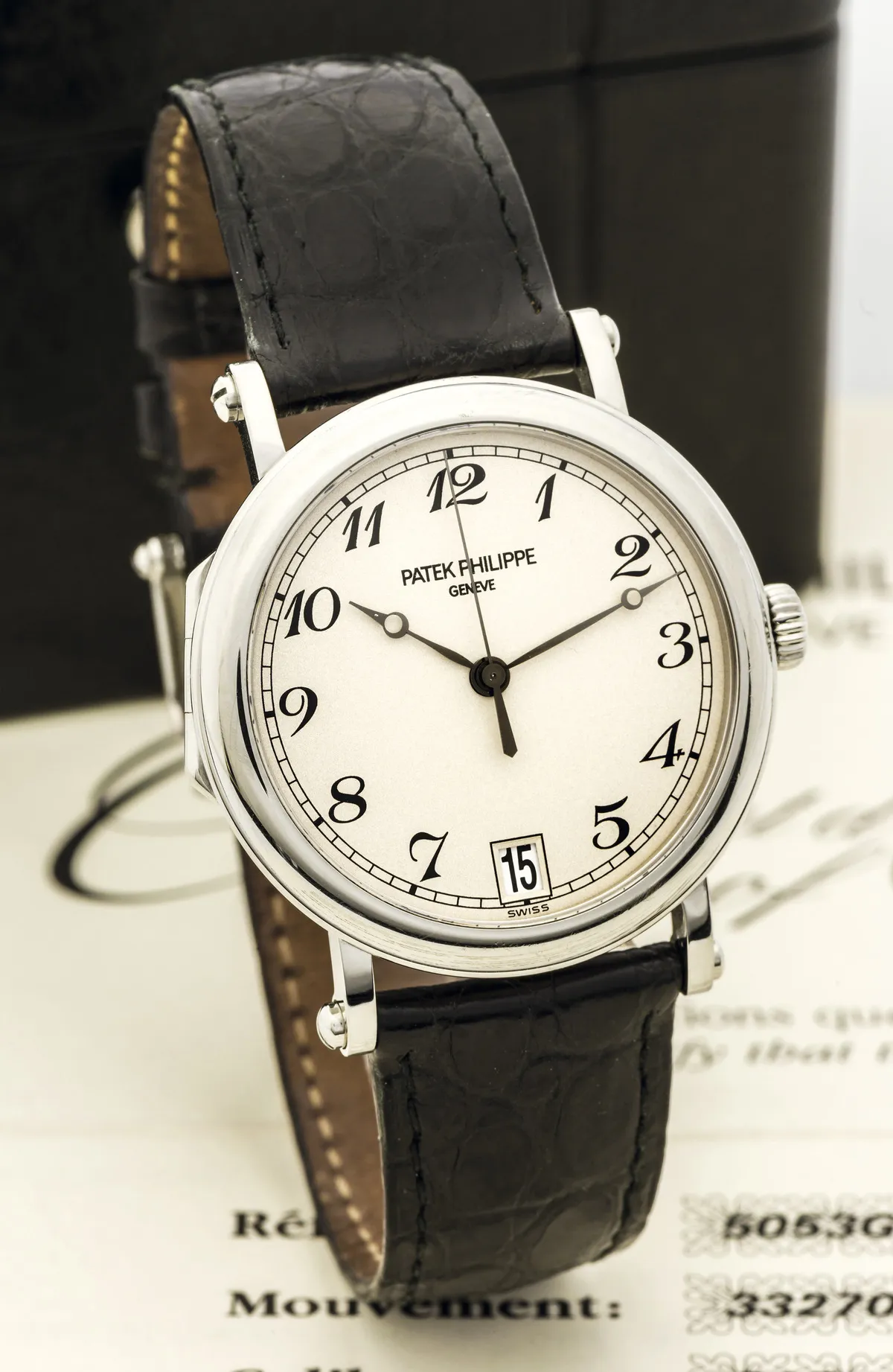 Patek Philippe 5053 36mm White gold Silver