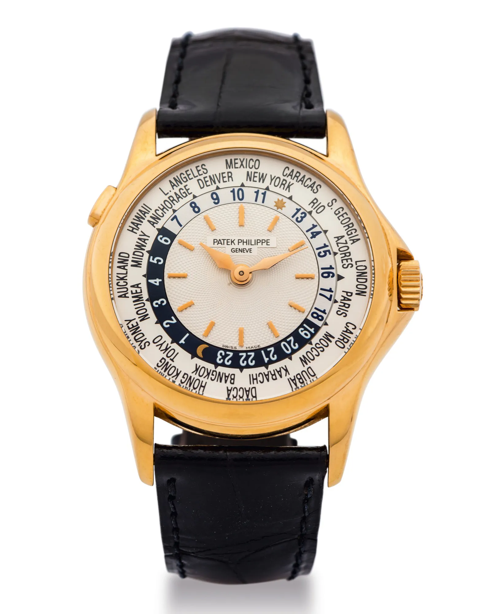 Patek Philippe World Time 5110R 37mm Rose gold Silver