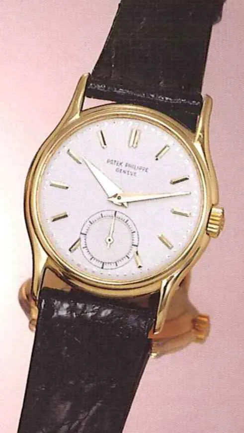 Patek Philippe 34mm Yellow gold Silver