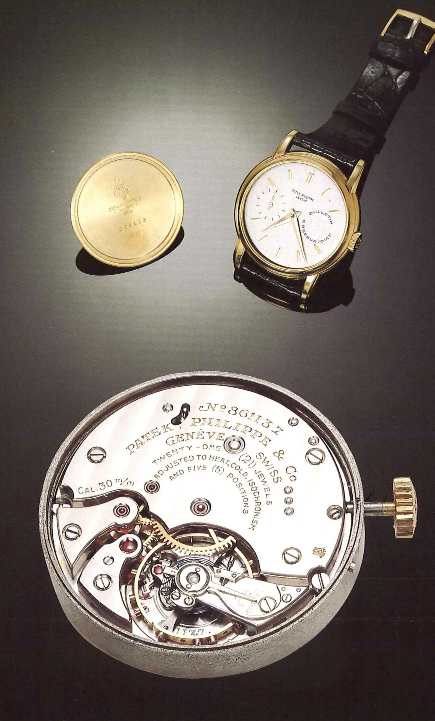 Patek Philippe 38mm Yellow gold Silver