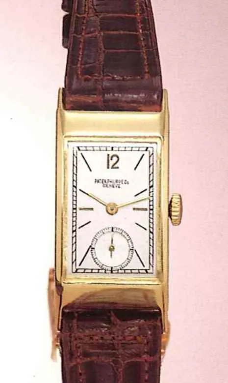 Patek Philippe 20mm Yellow gold Silver