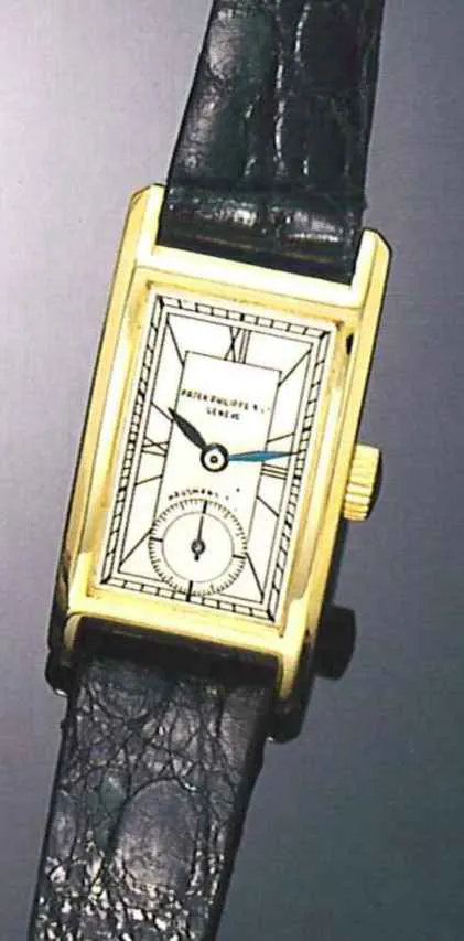 Patek Philippe 20mm Yellow gold Silver