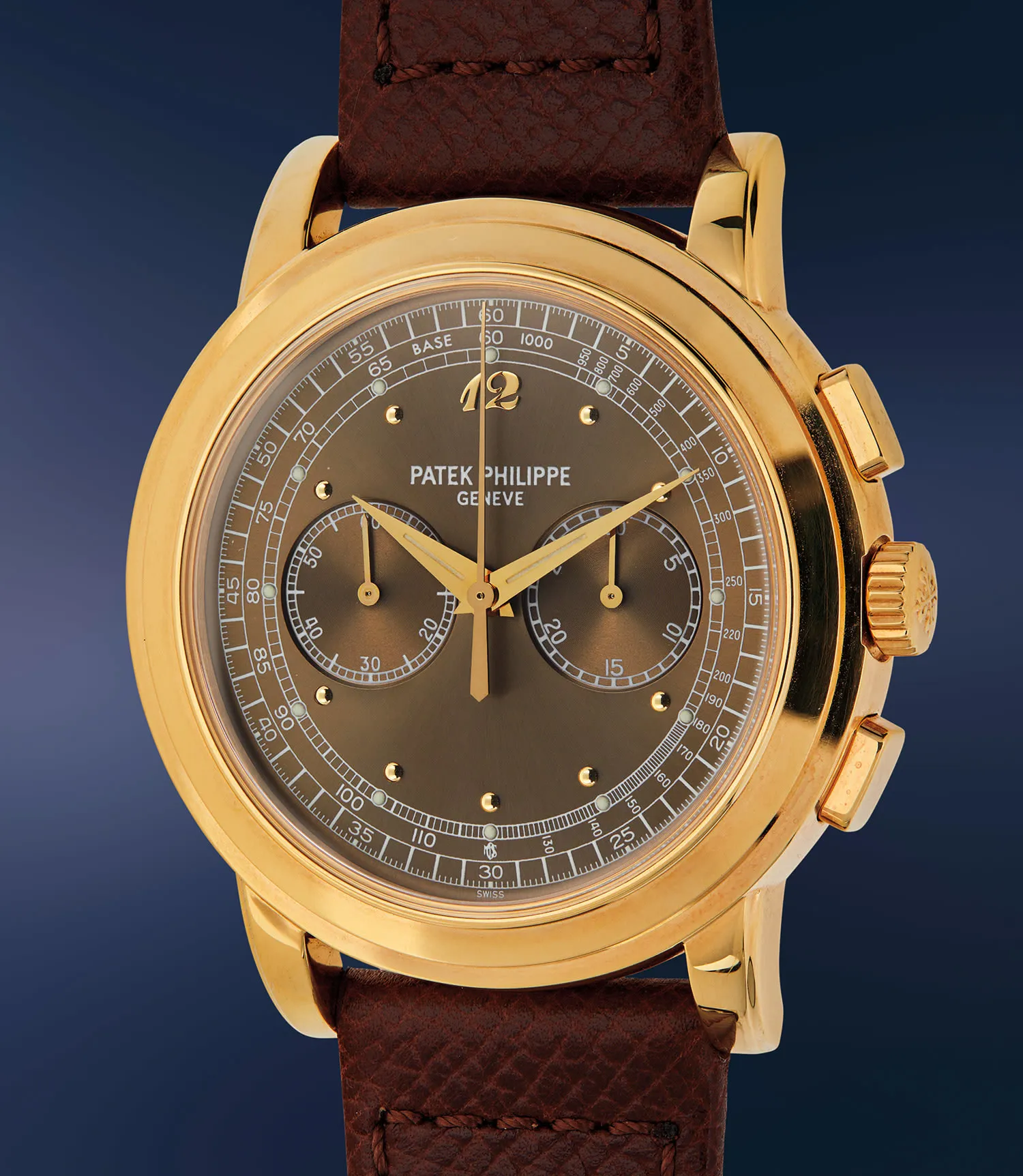 Patek Philippe 5070J-010 42mm Yellow gold Brown