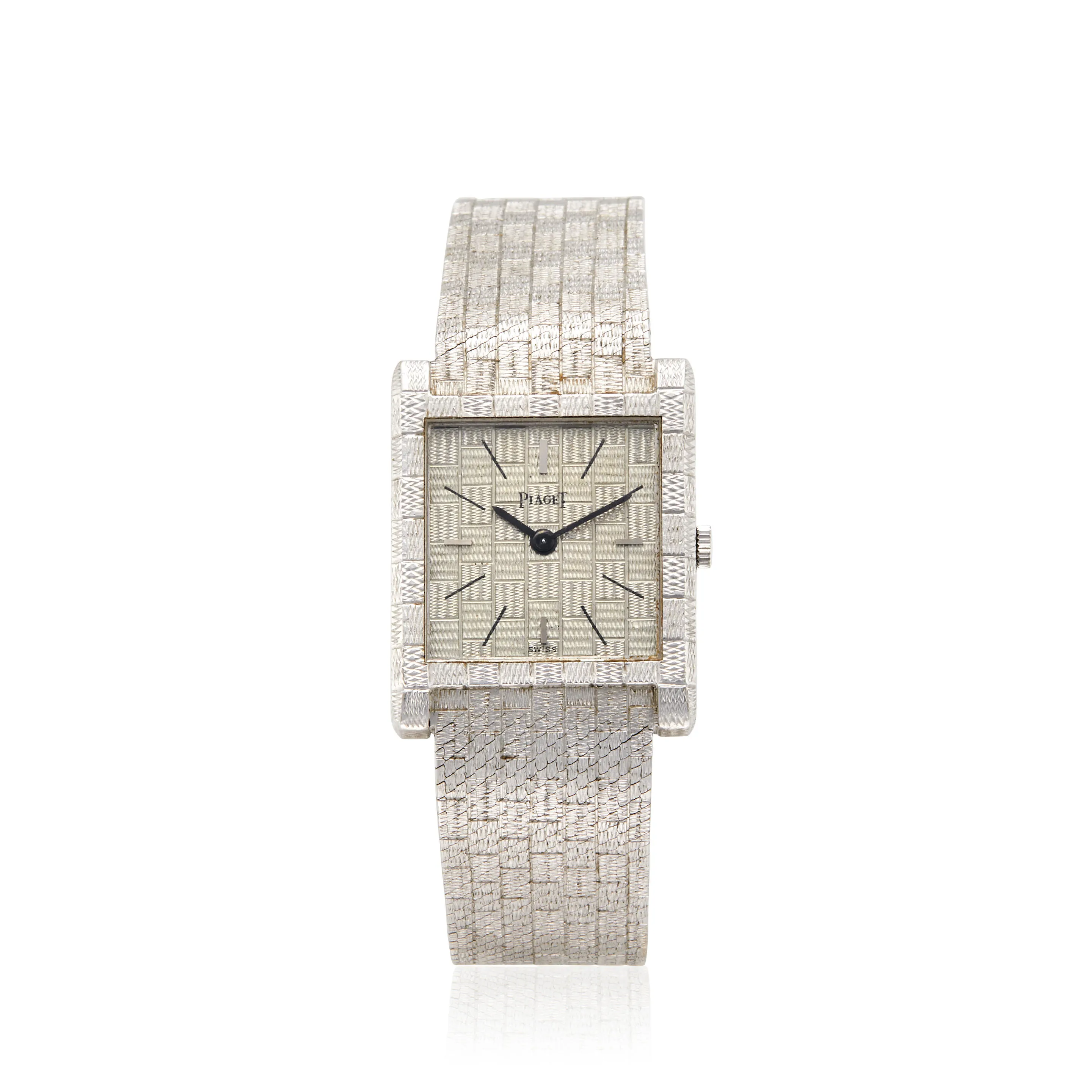 Piaget 9133 22mm White gold Silver