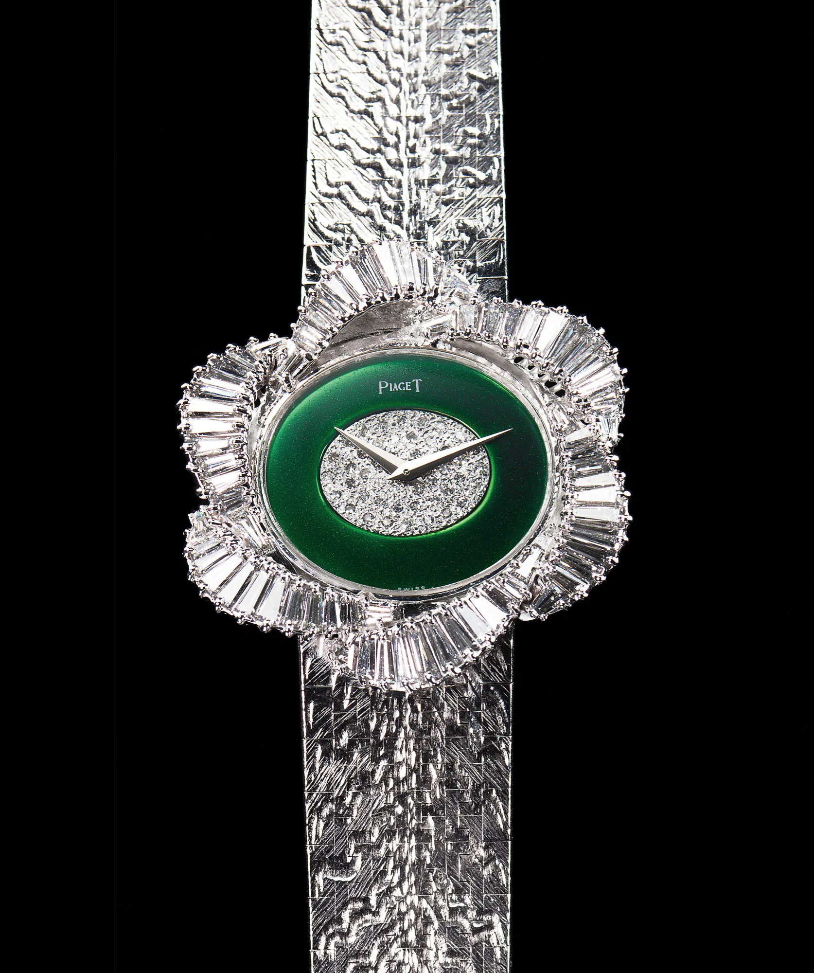 Piaget 9802 36mm White gold Green