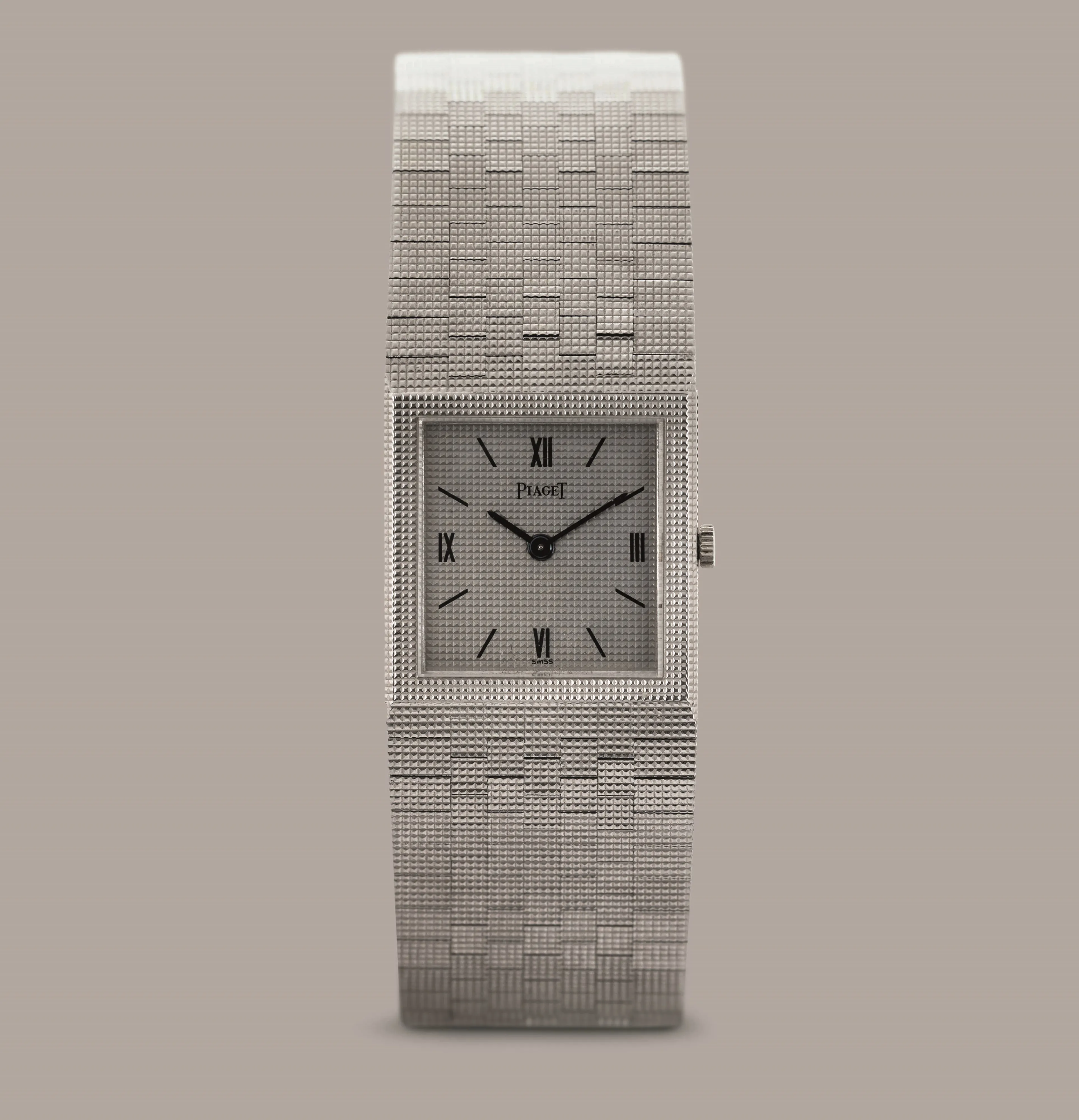 Piaget Tank 9131 23mm White gold Silver