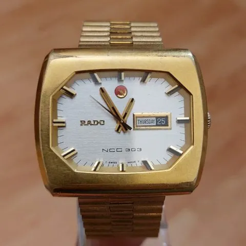 Rado 11949 42mm Yellow gold and Stainless steel Silver