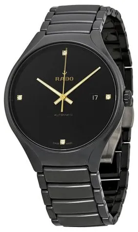 Rado True R27056712 40mm Black ceramic Black