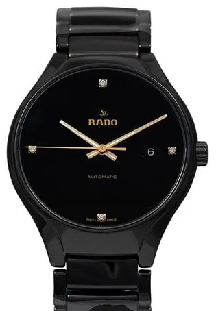 Rado True R27056712 40mm Black ceramic Black