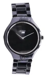 Rado True Thinline R27742192 30mm Ceramic Black