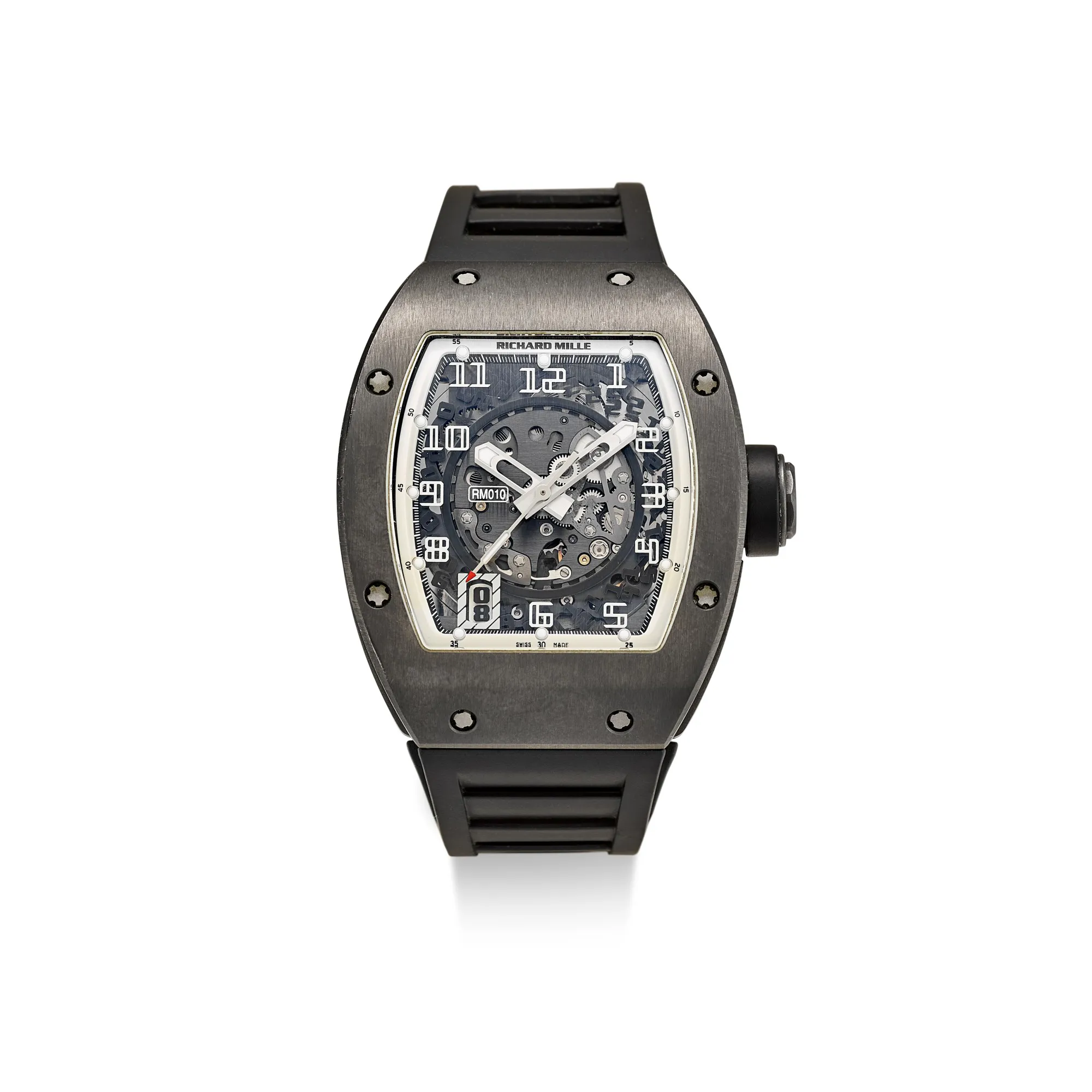 Richard Mille RM 010 39mm Carbon fiber and Titanium Semi-skeletonized