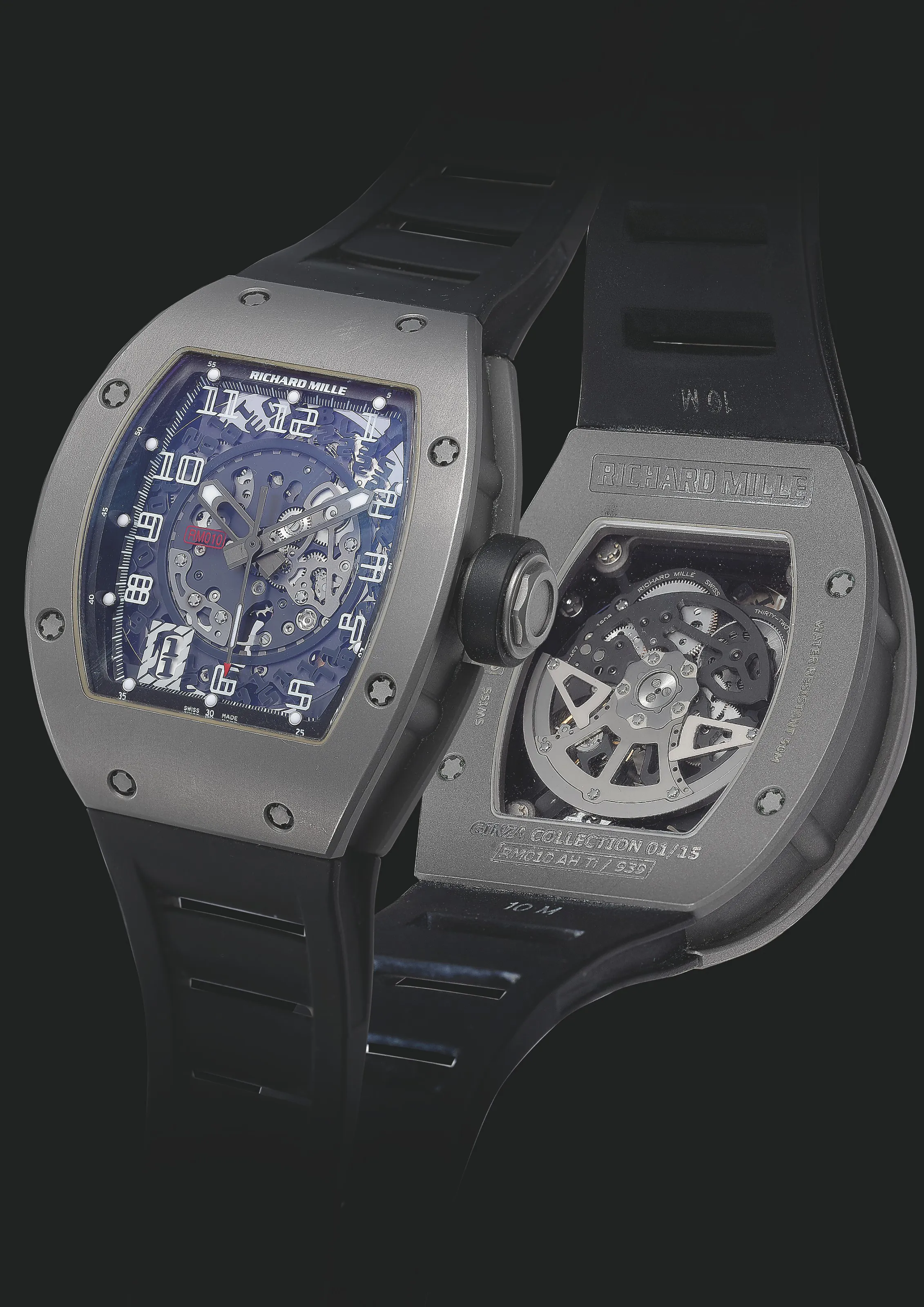 Richard Mille RM 010 RM 010 39mm Titanium Skeletonized 3