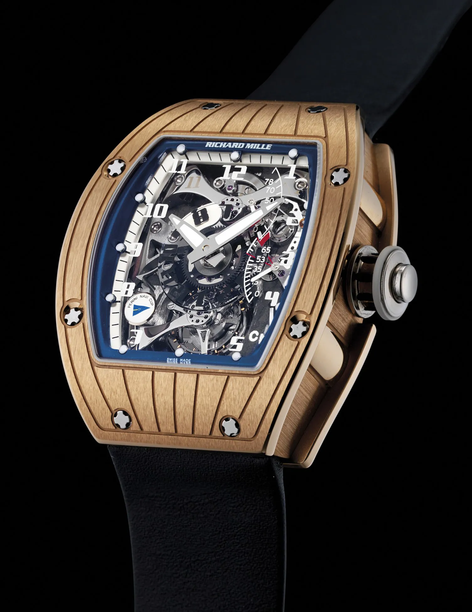 Richard Mille Perini Navi Cup RM 015 39mm Rose gold Skeletonized