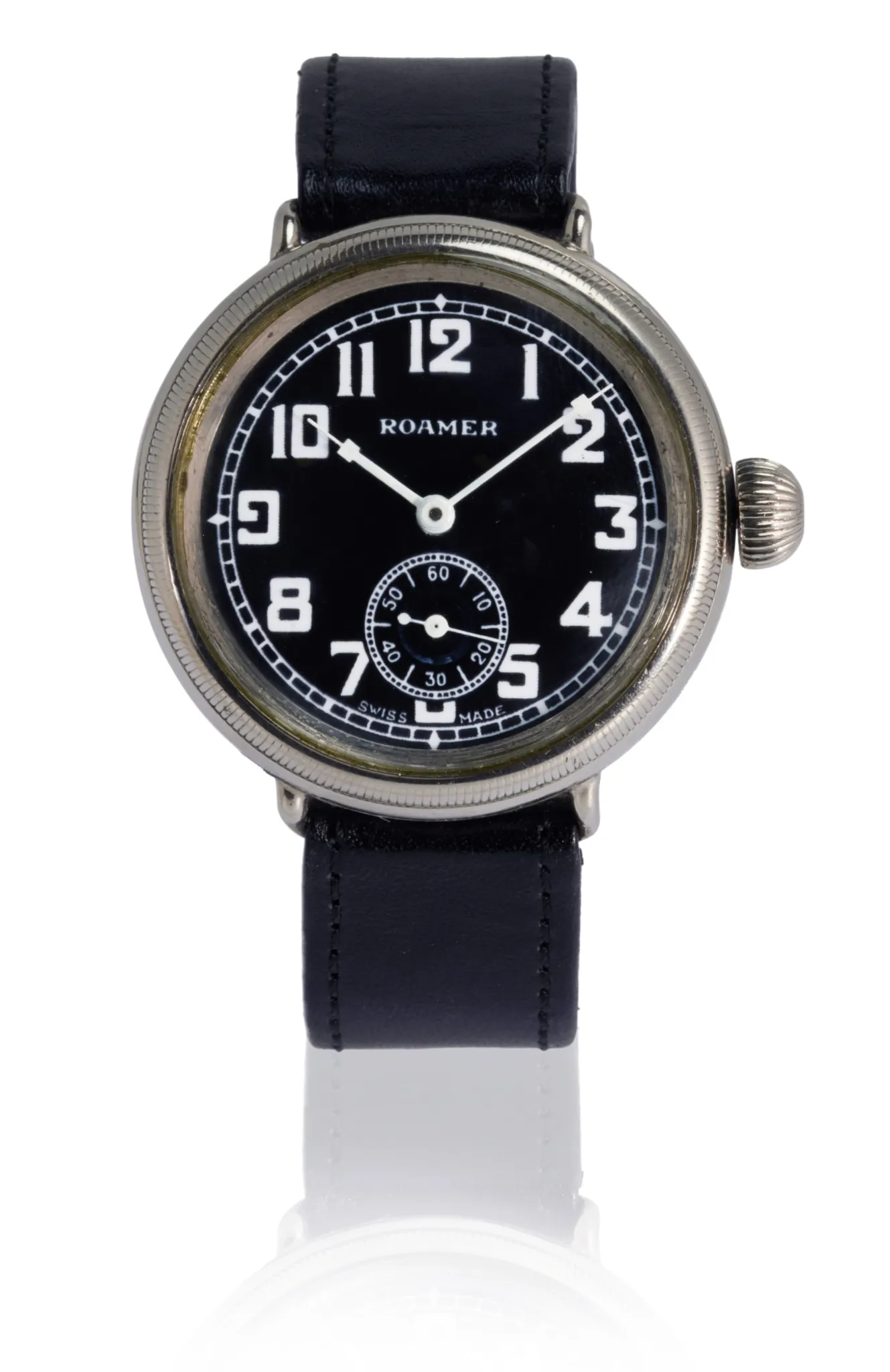 Roamer Military 41mm Stainless steel Black