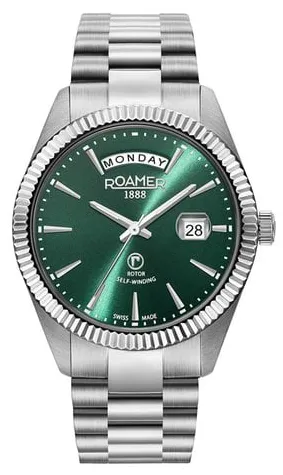 Roamer 981662-41-75-90 42mm Stainless steel Green