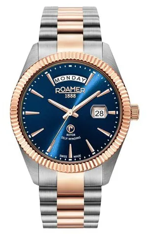 Roamer 981662-47-45-90 42mm Stainless steel Blue