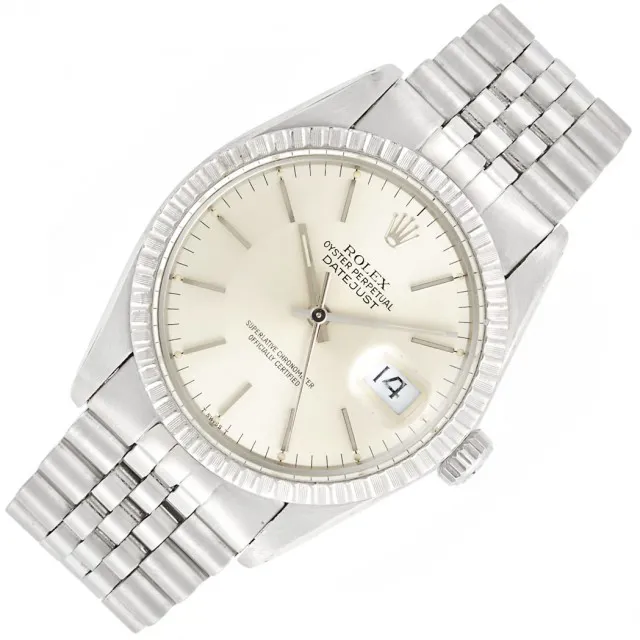 Rolex Datejust 36 16220 34mm Stainless steel White