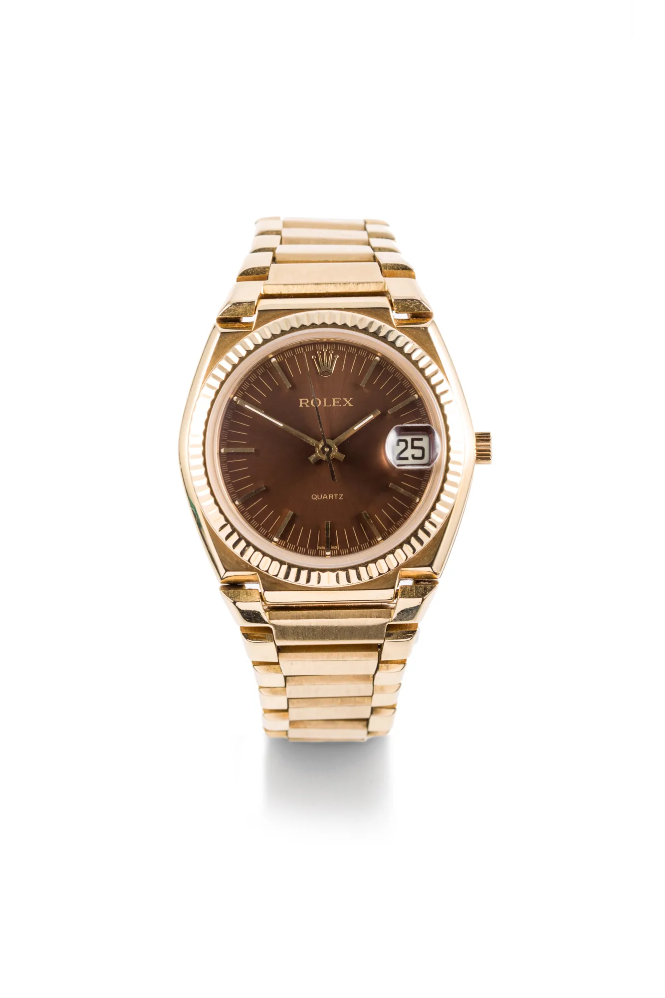 Rolex Datejust 5100 39mm Yellow gold Brown