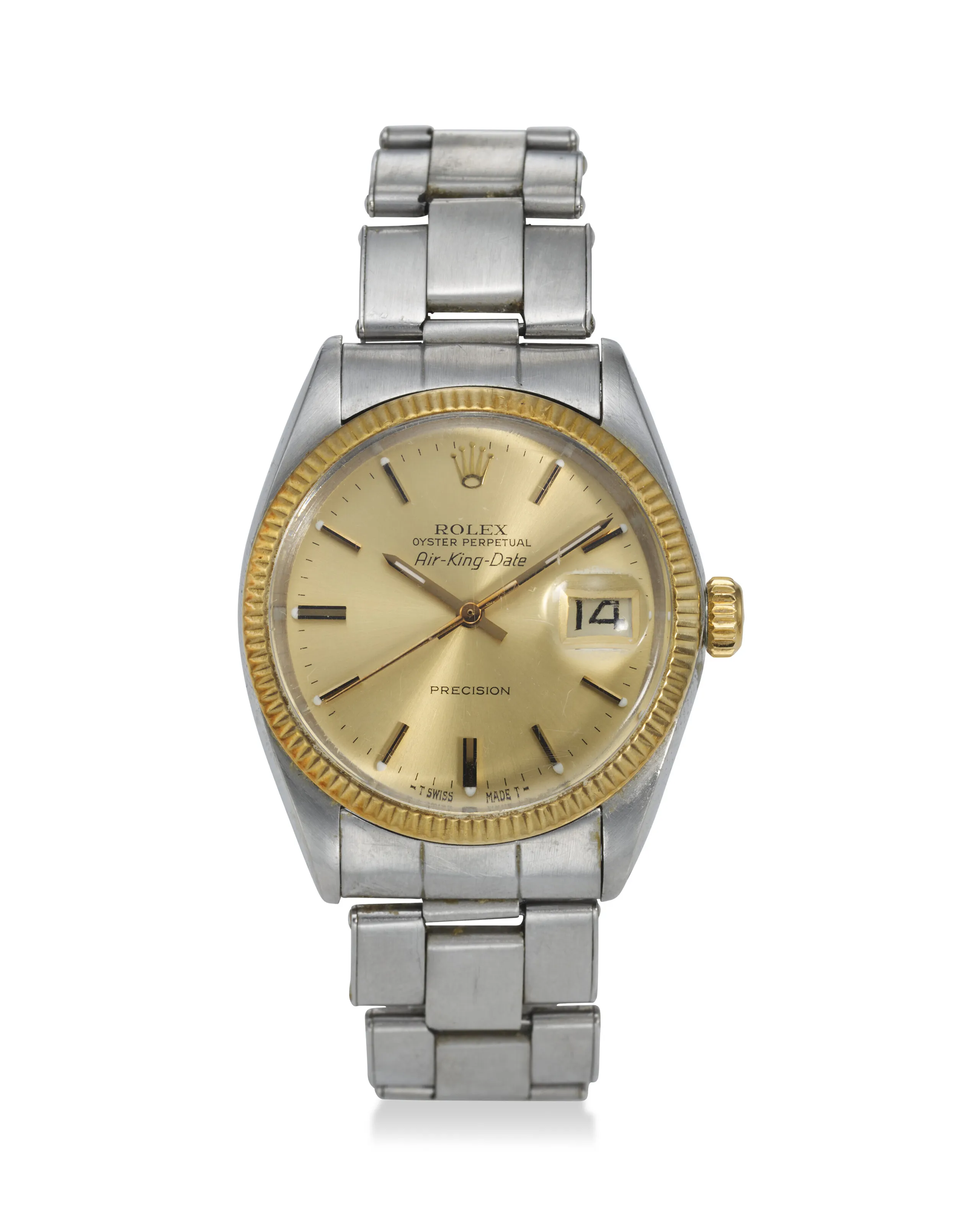 Rolex Air King 5701 36mm Yellow gold Champagne