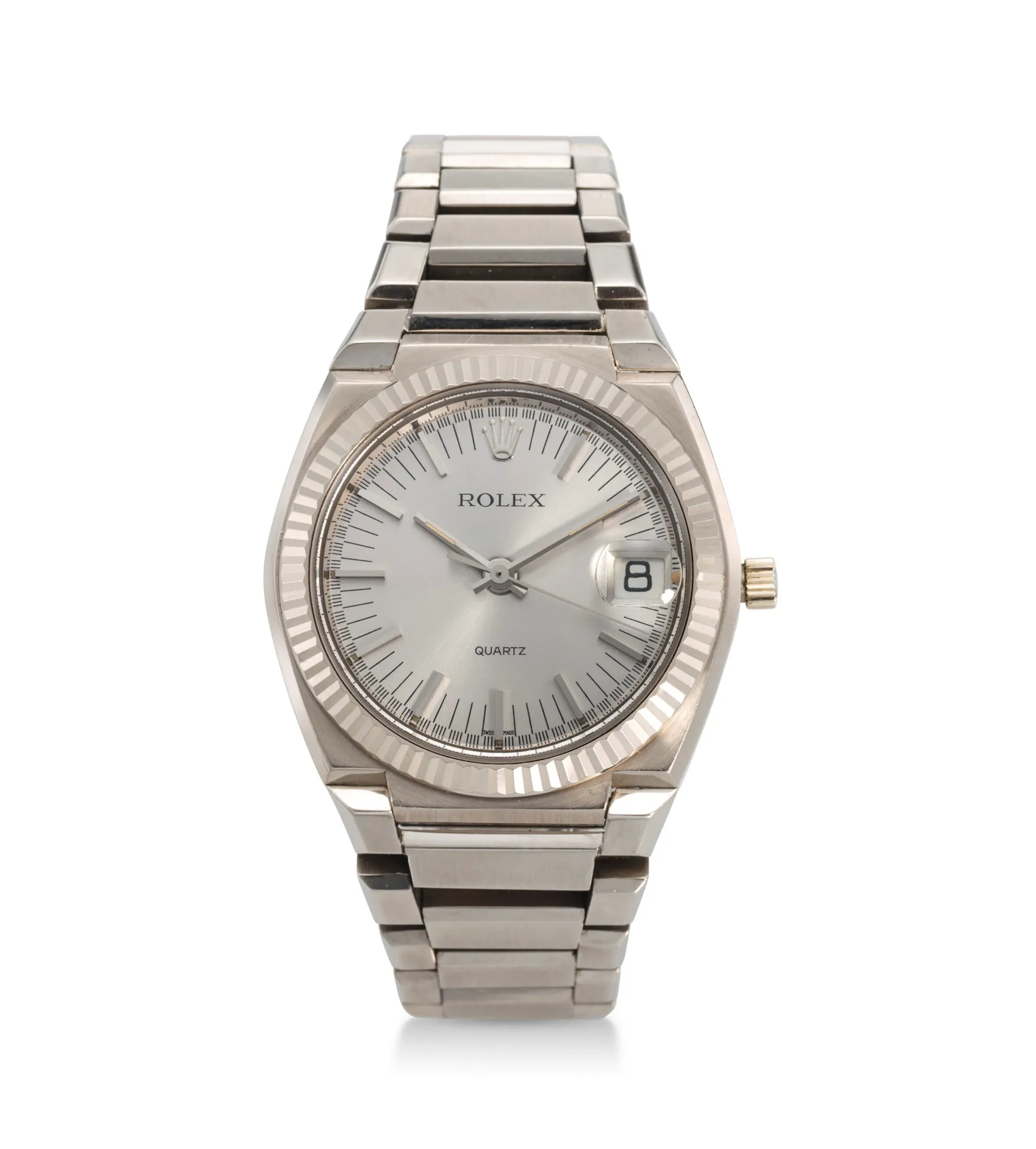 Rolex Datejust 5100 40mm White gold Silver