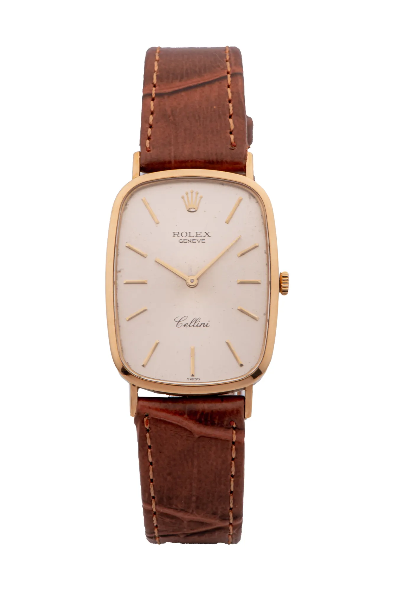 Rolex Cellini 4113 34mm Yellow gold Cream